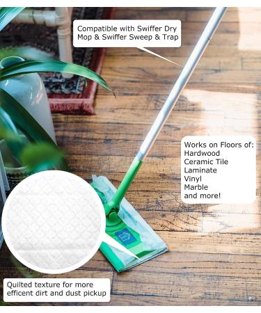 Dry Dust Mop Refill Floor Pads 90-Count - 11.5 x 8-in | Efficient Cleaning Solution - Buy Online on SooperMarket.com