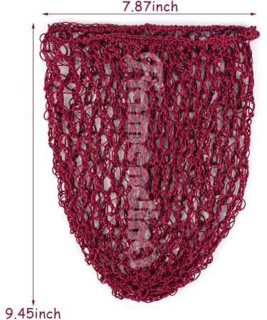 3 Pack Framedino Mesh Hair Net Crochet Snood Caps for Women - Stylish Sleepwear - Buy Online on SooperMarket.com