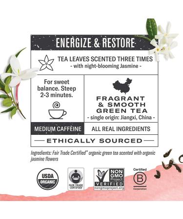 Numi Organic Jasmine Green Loose Leaf Tea - 16 oz Pouch - Buy Online on SooperMarket.com