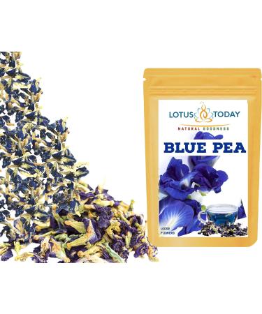 Blue Pea Flower Tea whole Loose flowers 30grams delicate and Colourful Herbal Tea - Buy Online on SooperMarket.com
