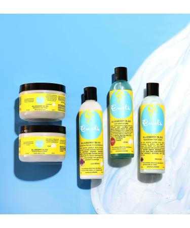 Curls Blueberry Bliss Control Jelly 8oz - Define & Defrizz for Wash & Go's, Twist Outs, Braid Outs, Roller Sets - All Hair Types - Buy Online on SooperMarket.com