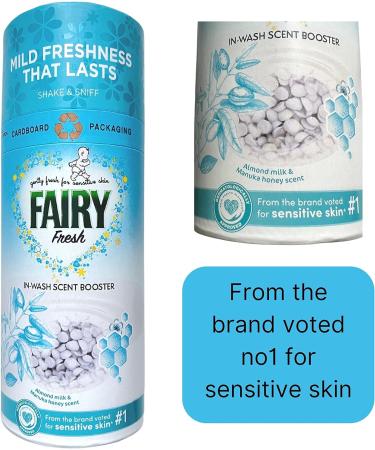 Fairy In-Wash Scent Boosters Almond Milk & Manuka Honey 3 packs of 176g with Organza Bags & Top Tips Guide - Buy Online on SooperMarket.com