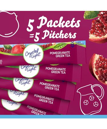 Crystal Light Sugar-Free Pomegranate Green Tea Drink Mix - 5 Count Packets - Buy Online on SooperMarket.com