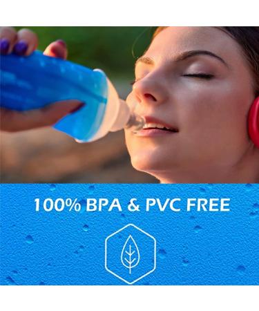Axen 150ml Soft Flask - TPU Foldable Hydration Bottle for Running Cycling & Hiking (Pack of 2) | Lightweight & Collapsible Water Flask - Buy Online on SooperMarket.com