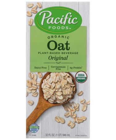 Pacific Natural Foods Organic Natural Oatmeal Beverage - Original - 32 Fl oz