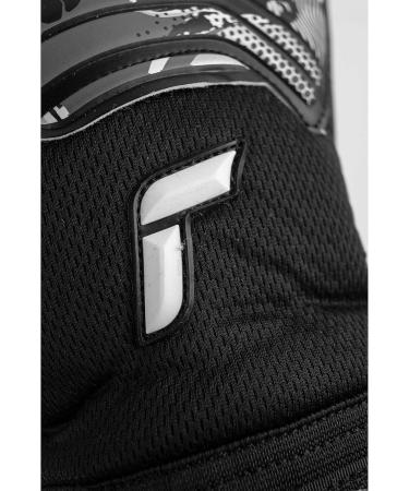 Reusch Attrakt Infinity Goalkeeper Gloves - Unisex Adult Black Size 9 | Superior Grip & Inner Seam Design - Buy Online on SooperMarket.com