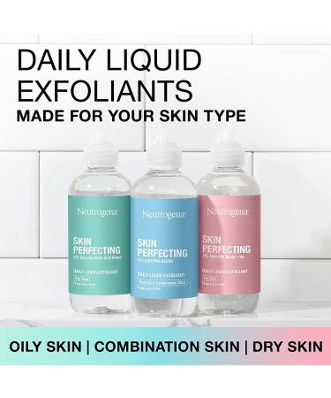 Neutrogena Skin Perfecting Liquid Exfoliant for Dry Skin - 4 fl oz (118 ml) | Gentle Daily Exfoliation - Buy Online on SooperMarket.com