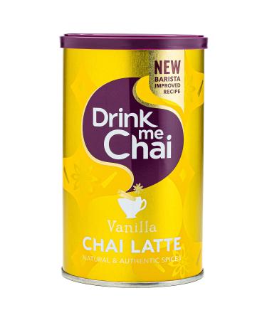 Drink Me Chai Vanilla Chai Latte 250g - Just Add Water Vanilla Chai Latte Powder (Vanilla Pack of 1) Vanilla 250 g (Pack of 1)
