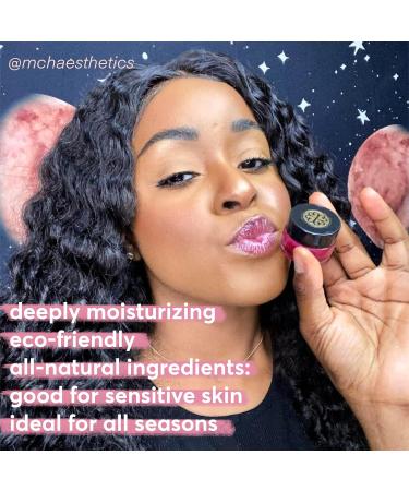 True Moringa Tinted Lip Balm - Organic Vegan Lip Gloss & Moisturizer - Pink Yarrow Cocoa Lip Whip - Natural Tinted Shimmer - 0.25 oz - Buy Online on SooperMarket.com