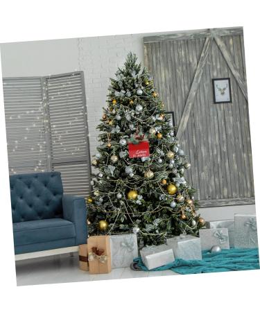 Alipis 1pc Decorative Hanging Decor Ornament Festival Home Tree Decoration Pendant Nice Iron Mail Xmas Red 9X9CM - Buy Online on SooperMarket.com