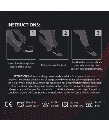 Rymora Plantar Fasciitis Support Socks - Small Arch Compression Socks - Men and Women - Black (One Pair) - Buy Online on SooperMarket.com