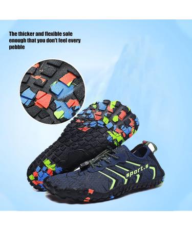 Ziitop Fast Drying Unisex Beach Shoes - Lightweight Water Shoes for Men & Women Size 35-46 Ideal for Kayaking Hiking & Fitness - Blue - Buy Online on SooperMarket.com