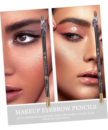 8pcs pencil sharpener eyebrow pencil haozhuang eyebrow pencil Eyebrow Pencils Makeup Accessories 1 count (Pack of 1) Black - Buy Online on SooperMarket.com