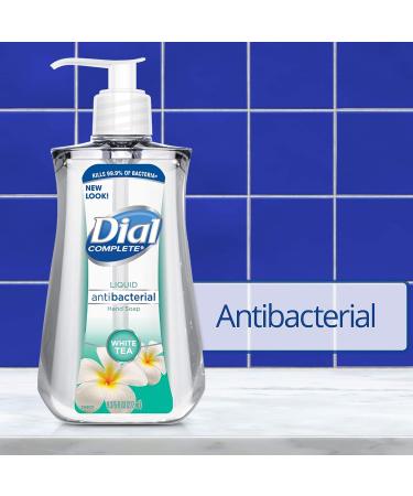 Dial Liquid Hand Soap White Tea/Vitamin E 9.375 oz - Gentle Cleansing with Natural Ingredients - Buy Online on SooperMarket.com
