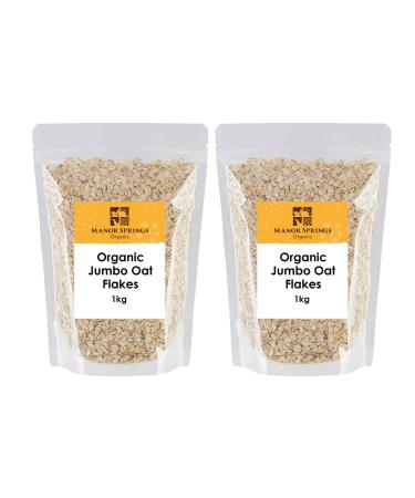 Organic Jumbo Oat Flakes 2kg by Manor Springs Organic