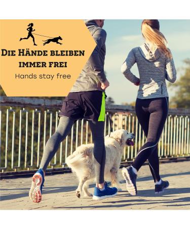 Vitazoo Jogging Line for Dogs | Elastic Running Leash with Adjustable Belt & Reflective Sections | Best Dog Jogging Leash with Belt Bag - Buy Online on SooperMarket.com