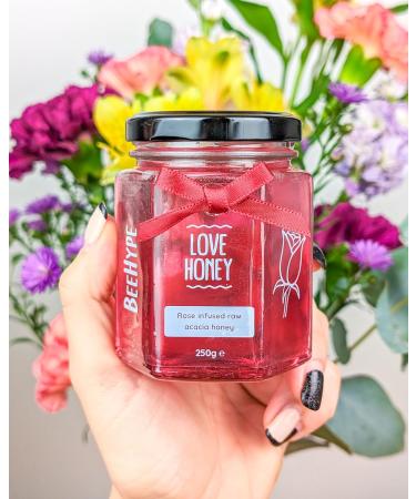 BeeHype - Love Honey Limited Edition Fusion of Raw Acacia Honey with Rose Oil 250g Love Honey Pack of 1 - Buy Online on SooperMarket.com