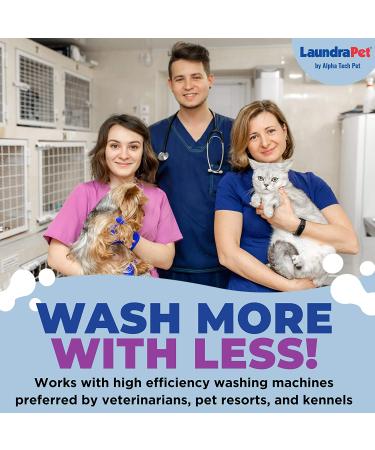 LaundraPet Premium Laundry Detergent - Remove Animal Odors & Stains | Ideal for Home, Clinic, or Kennel | Economical Pet Detergent | 64 Oz - Buy Online on SooperMarket.com