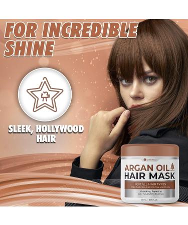 BELLISSO Moroccan Argan Oil Hair Mask - Deep Moisturizing Conditioner for Dry & Damaged Hair - Buy Online on SooperMarket.com