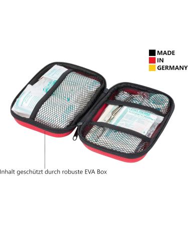 Buy GEIGELSTEIN Travel First Aid Kit Made in Germany | Stainless Steel Tweezers for Hiking Cycling & Outdoor Adventures - Buy Online on SooperMarket.com