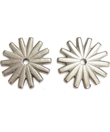 Stainless Steel Spur Rowels - Thin Square 10pt | AJ Tack Wholesale - Buy Online on SooperMarket.com