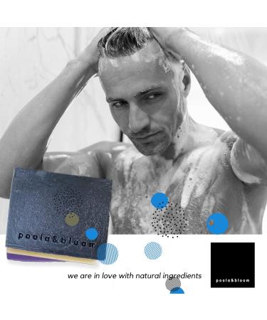 Men's Shower Gel Collection - Natural Black Detox Soap | Palm Oil-Free Solid Gel for Nourishing Care & Cleansing - Buy Online on SooperMarket.com
