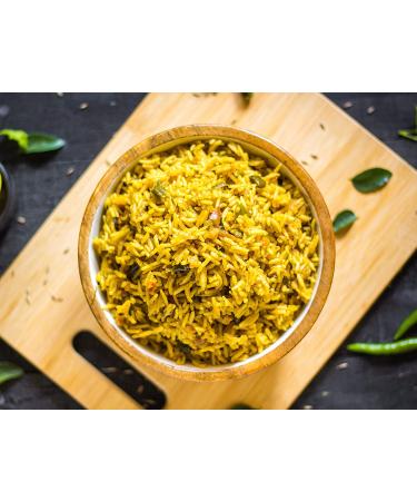 Kapka Vegetable Pulao Vegan Indian Food - 5 Pack Basmati Rice Meal Kit for Instant Pots | Ready to Eat Entrees - Pressure Cooker Friendly | 3-4 Servings Per Pack - Buy Online on SooperMarket.com