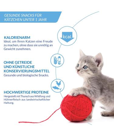 Churu Katzensnacks for Kittens - Healthy Tuna Treats for Young Cats Under 12 Months (56 Pieces 1 Pack) - Buy Online on SooperMarket.com