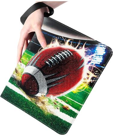 900 Pocket Football Cards Binder | Trading Card Holder Album with 50 Sleeves for Sports & Football Cards - Buy Online on SooperMarket.com