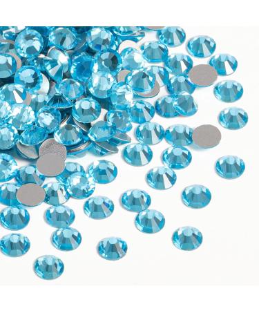 Beadsland 1440 Piece Aquamarine Flat Back Rhinestones - SS10 Nail Crystals for Stunning Nail Art - Buy Online on SooperMarket.com