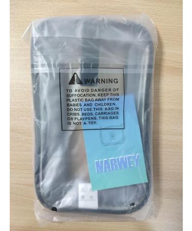 Narwey Clear Travel Toiletry Bag for Women - Black Makeup Organizer Dopp Kit for Toiletries & Cosmetics - Buy Online on SooperMarket.com