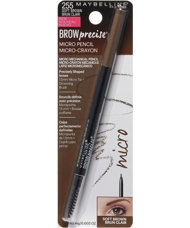Maybelline Brow Precise Micro Eyebrow Pencil - Soft Brown 0.002 oz | 1 Count - Buy Online on SooperMarket.com