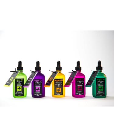 Pure Argan Oil with Cedarwood Fir Needle Orange and Lavender Essential Oils.100% Organic. 100ml. for Face Body Hair. - Buy Online on SooperMarket.com