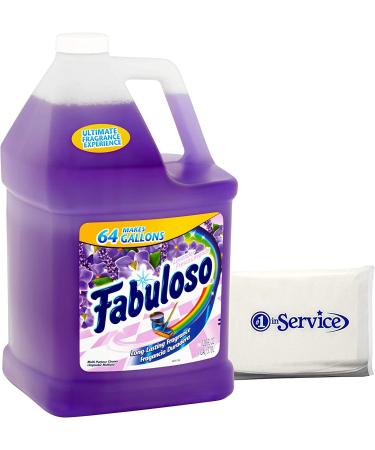 Fabuloso Lavender Purple 64 Gallon Multi-Purpose Cleaner + Wallet Tissue Pack 128 Fl Oz - Buy Online on SooperMarket.com