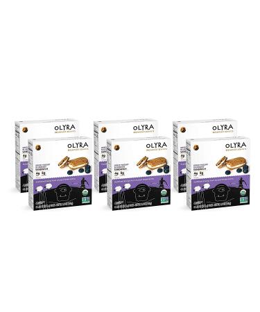OLYRA Organic Blueberry Breakfast Sandwiches | Low-Sugar, High-Fiber Protein Snack | 1 Box of 4 Individually Wrapped Biscuits - Buy Online on SooperMarket.com