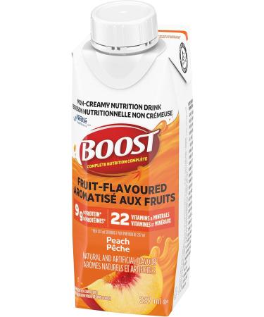 Boost Fruit Flavoured Drink Peach 237ml 24 count Peach Boost Fruit Flavoured Drink - Buy Online on SooperMarket.com