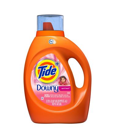 Tide Liquid Laundry Detergent with a Touch of Downy April Fresh 59 Loads 92 fl oz