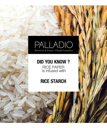 Palladio Rice Paper Tissues Natural (Pack of 6) - Eco-Friendly Soft and Absorbent Makeup Setting Solution | International Shipping Available - Buy Online on SooperMarket.com
