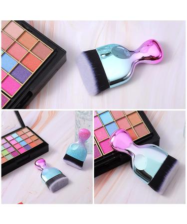 OUO Kabuki Foundation Brush - Flat Top Makeup Tool for Liquid & Powder Cosmetics - Premium Synthetic Bristles for Flawless Blending (Color) - Buy Online on SooperMarket.com