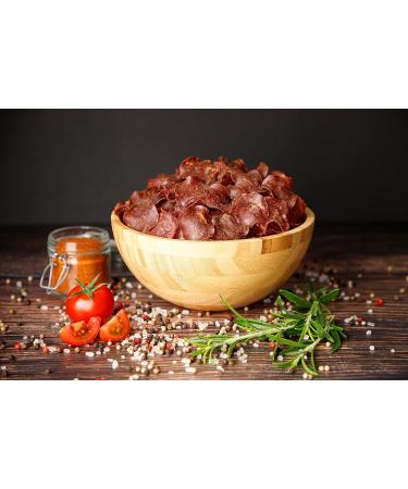 Craftsman Beef Chips - 100% Beef Jerky | Protein-Rich Gluten-Free Snack | Crispy Wafer-Thin Smoked Beef | Perfect for Parties | 10 Pack Display (300g) - Buy Online on SooperMarket.com