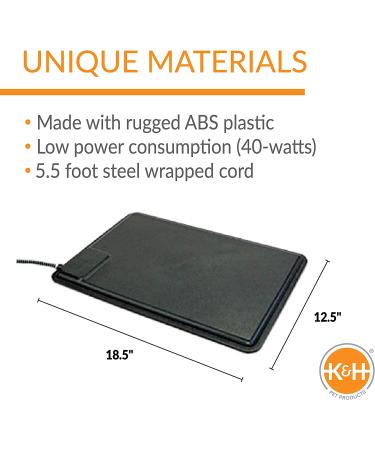K&H Pet Products Heated Outdoor Kitty Pad - Extreme Weather Recyclable Box - Buy Online on SooperMarket.com