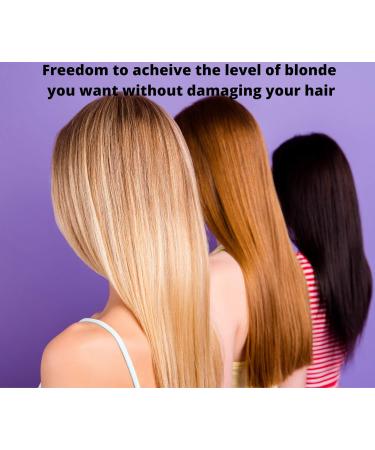 Perfect Blond Hair Dye Toner & Bleaching Powder Kit - 120ml 30 Vol Developer Brush & Gloves - Blond Forte Blue Lightener - Buy Online on SooperMarket.com