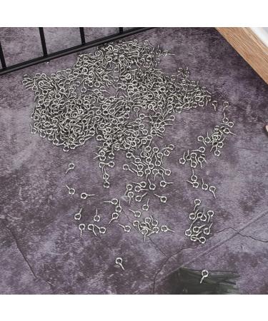 500 Pcs Small Stainless Steel Screw Eye Pins for DIY Jewelry Making - Buy Online on SooperMarket.com