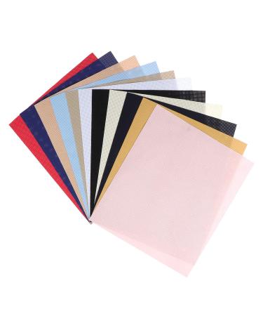 11pcs Cross Stitch Fabric DIY Cross Stitch Aida Cloth Fabric for Embroidery DIY Handmade Art Craft (5.95.9in)