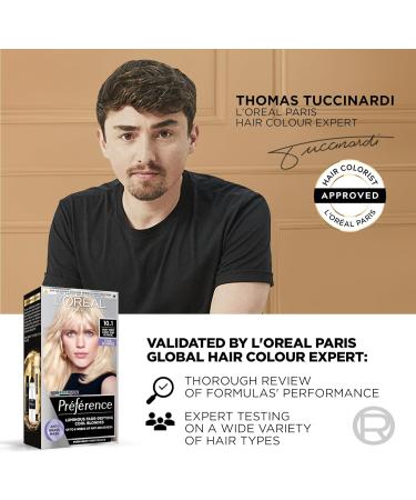 L'Oreal Paris Luminous Colour Permanent Hair Dye 10.1 Helsinki Very Light Ash Blonde - Anti-Brassiness Formula - 1 Application - Buy Online on SooperMarket.com
