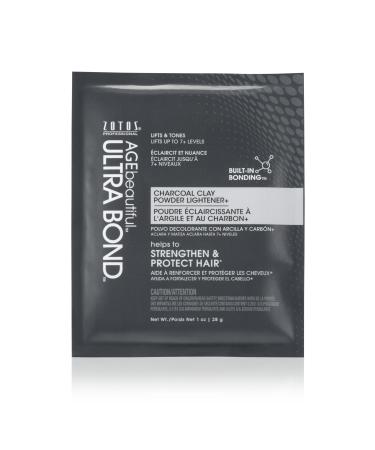 ULTRA BOND Charcoal Clay Powder Lightener with Built-in Bonding | Strengthens & Protects for Stronger & Shinier Hair | Lightens & Tones in One-Step 1 Ounce Clay Powder Lightener 1 Oz