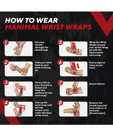 MANIMAL Wrist Wraps: Ultimate Support for Weightlifting, Strength Training, Bodybuilding, and Crossfit - Prevent Wrist Pain, Comfortable & Durable Design - 3 Years of Daily Use - Backed by Night Stalker - Buy Online on SooperMarket.com