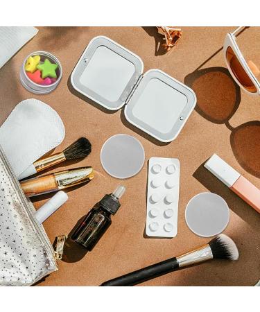 Aluminium Jar Travel Cream Jar with Lid Aluminium Empty Jar Cream Jar Empty Jar for Lip Balm Cosmetic Cream Mini Candles - Buy Online on SooperMarket.com