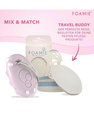 Foamie Solid Shower Gel - Cherry Blossom & Rice Milk | Vegan Plastic-Free 80g | Rich Care for Dry Skin - Buy Online on SooperMarket.com
