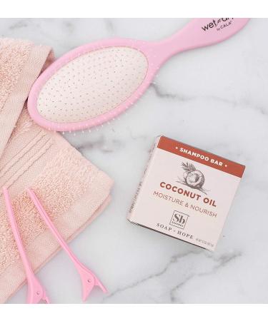 Soapbox Coconut Oil Shampoo Bar 3.1oz - Natural, Eco-Friendly, Moisturizing for Dry Hair | Color Safe, Sulfate/Paraben/Silicone/Cruelty-Free, Vegan - Buy Online on SooperMarket.com